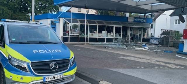 Geldautomat in Leverkusen gesprengt